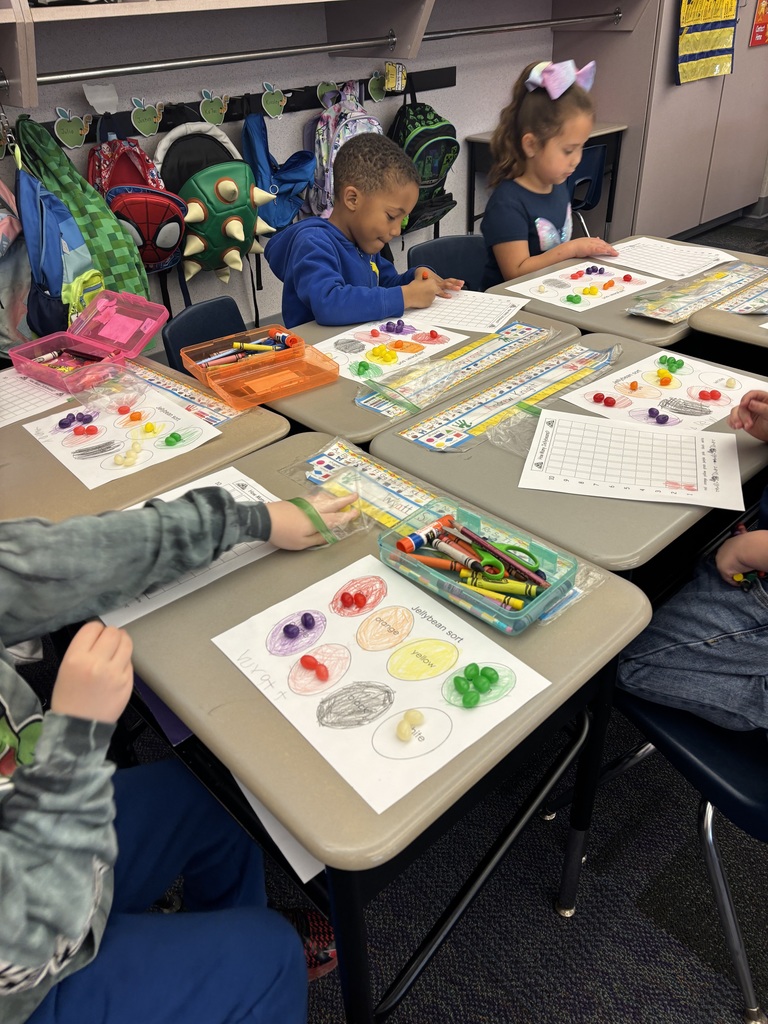 A student with jelly beans 