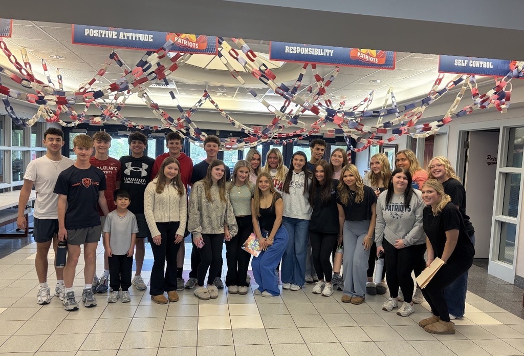 A group of high school fab readers at the primary center lobby.