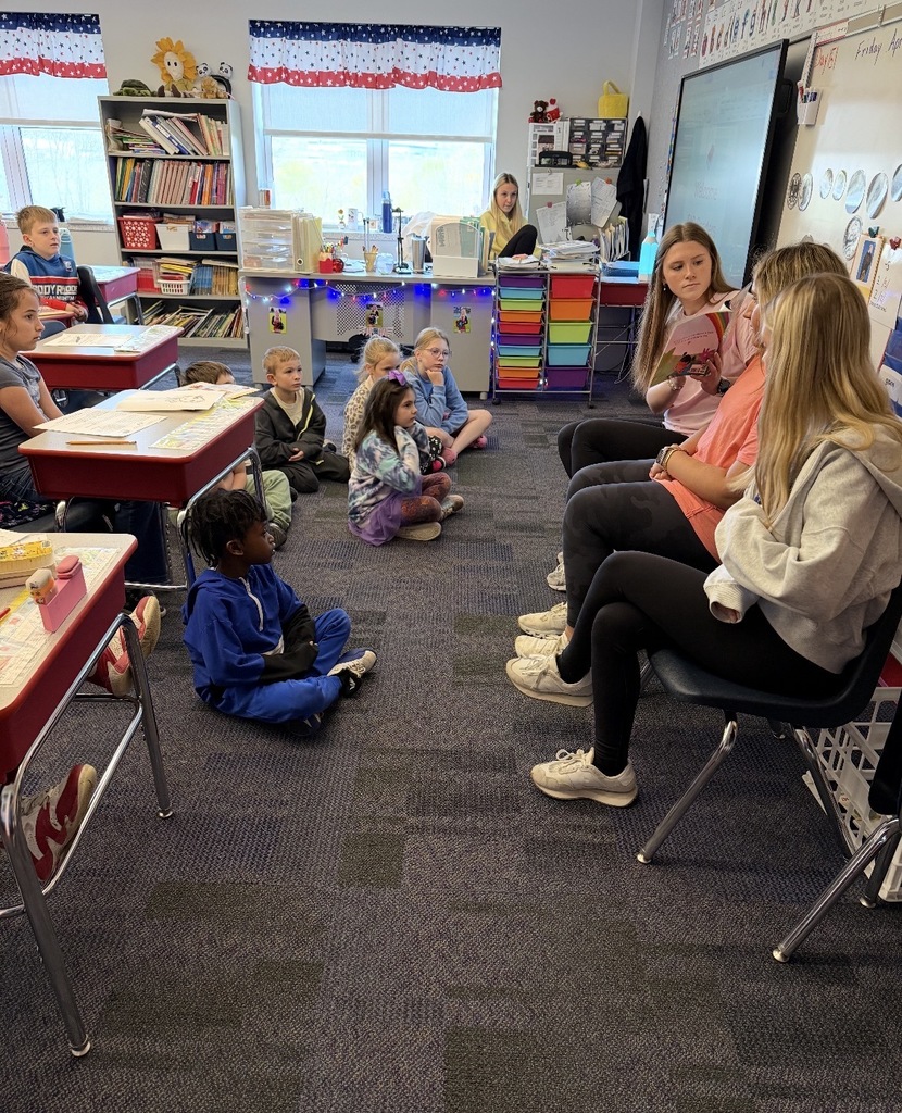 A group of high school fab readers at the primary center.