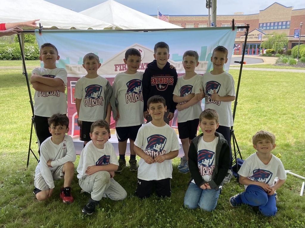 First grade students at field day. 