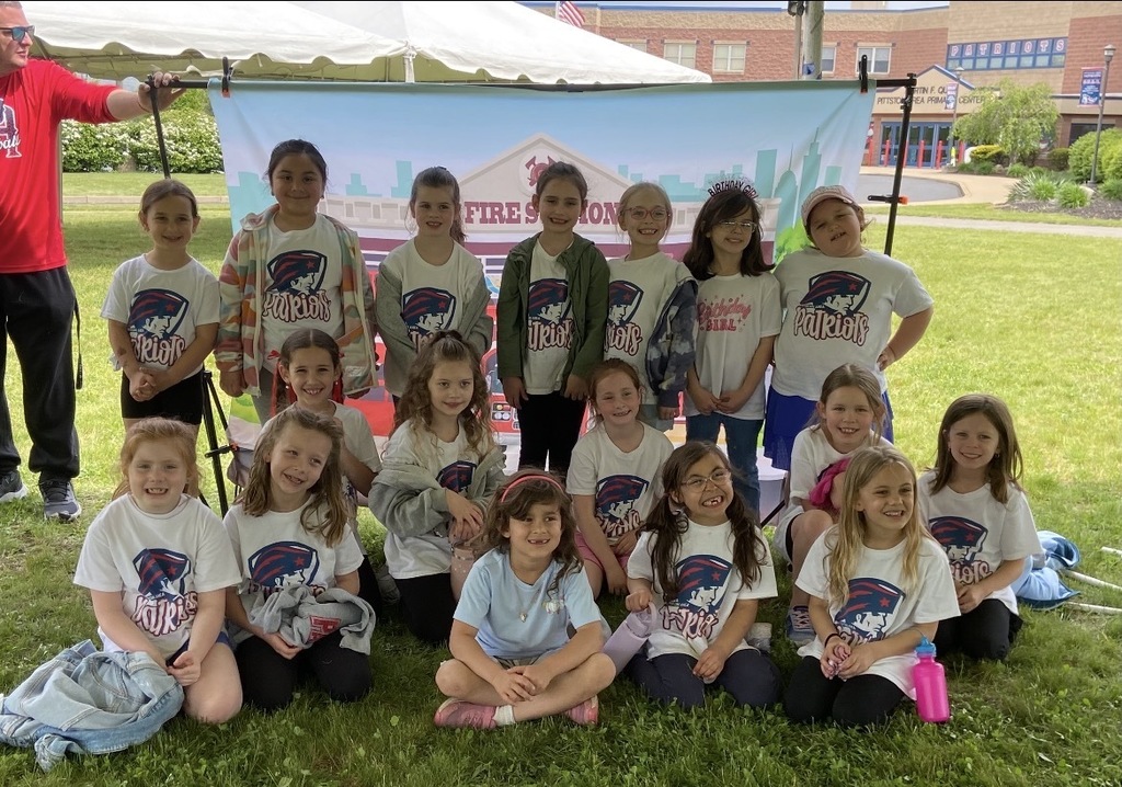 First grade students at field day. 