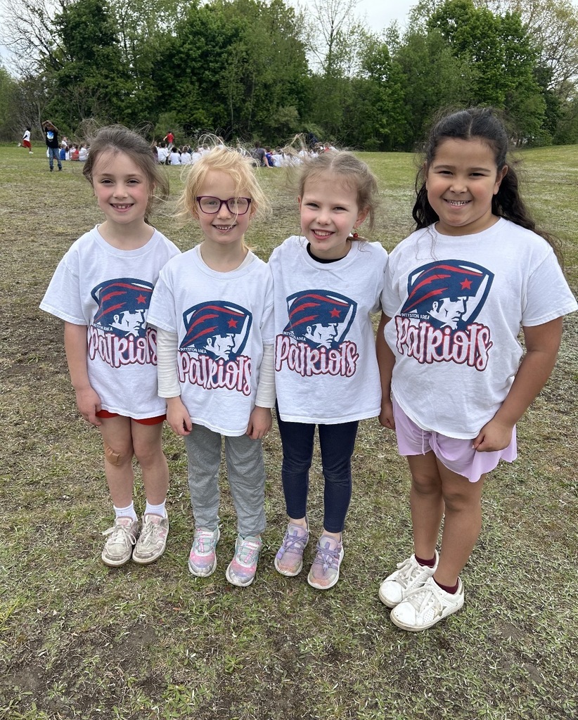 First grade students at field day. 