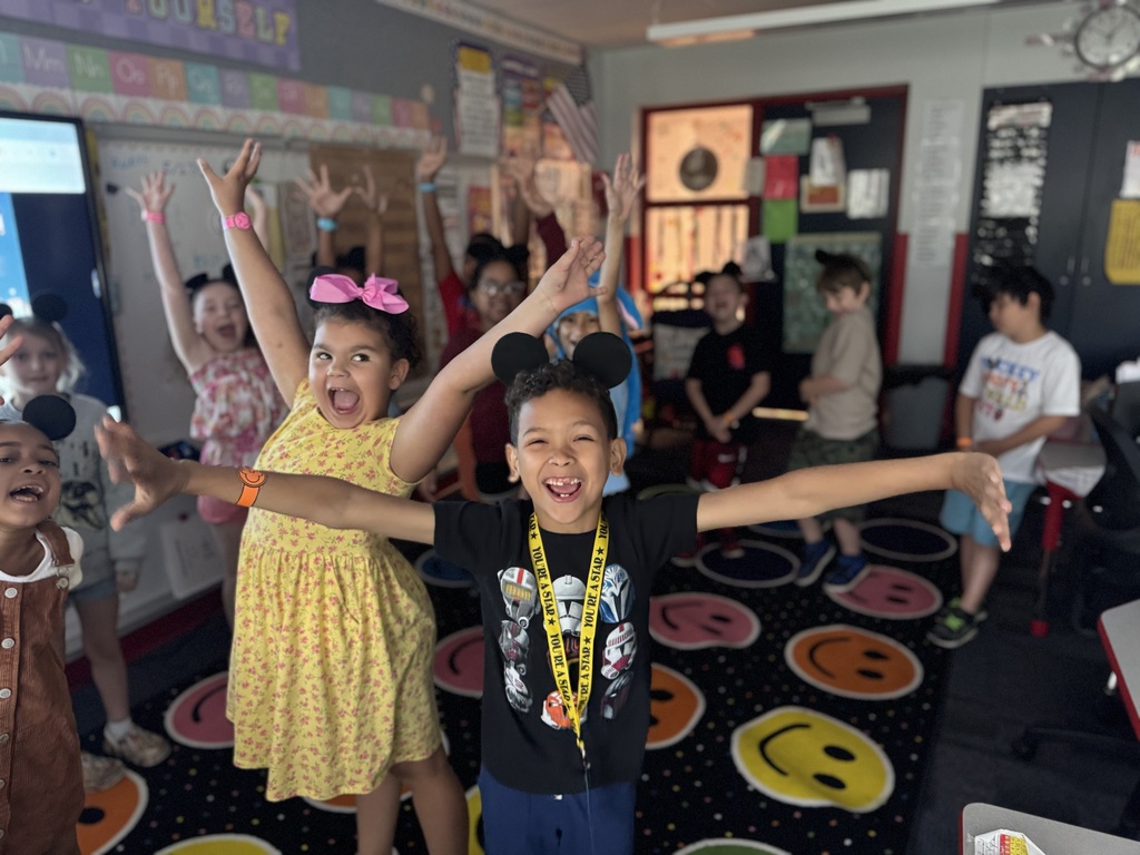 Students with mickey ears 