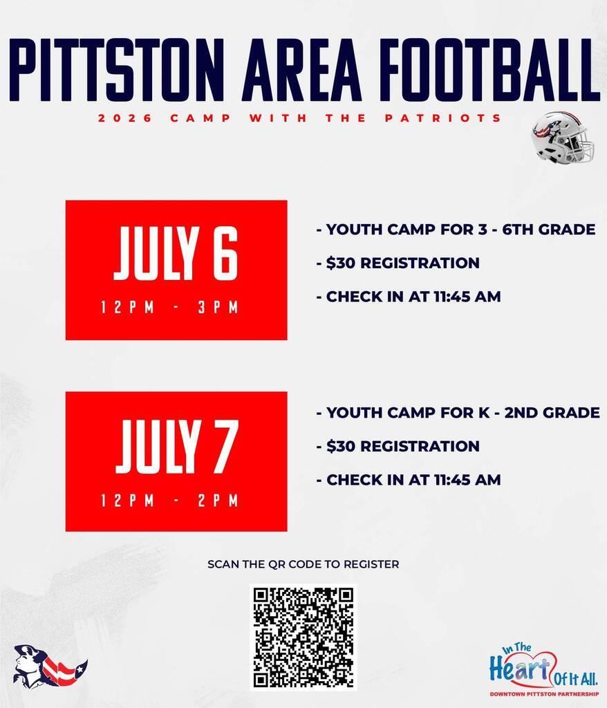 Youth Football Camp Entering Kindergarten through Entering Sixth Grade Students