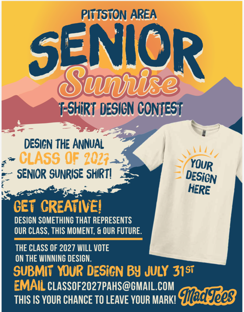 Senior Sunrise T-Shirt Design Contest