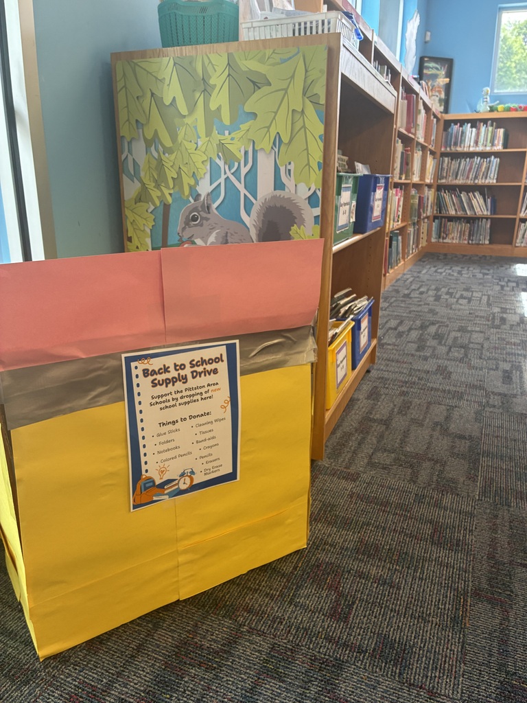 Children's library supply collection display