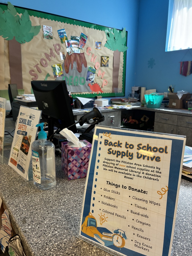 Children's library supply collection display