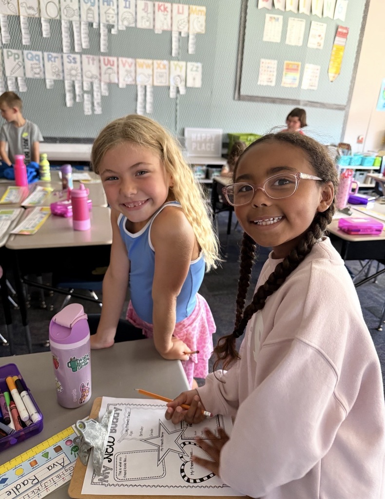 Students interviewing each other