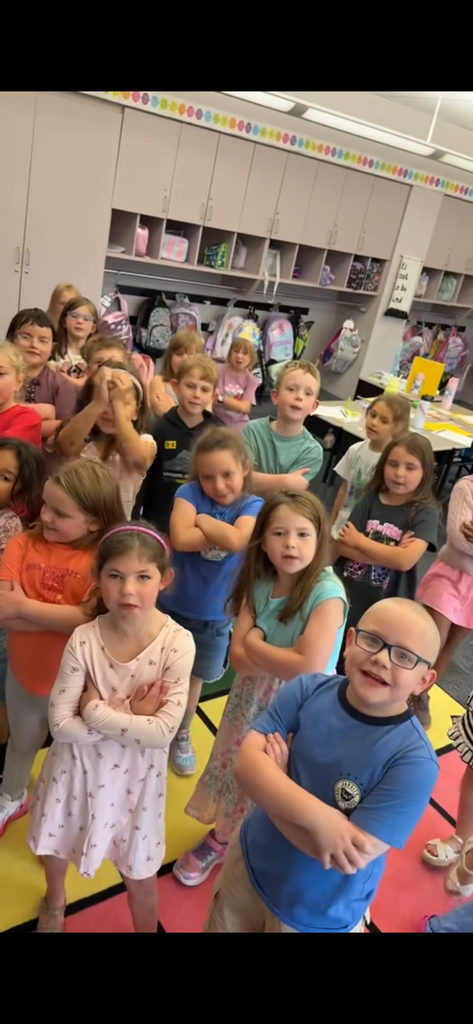 Mrs. Mckernan s class standing in a group