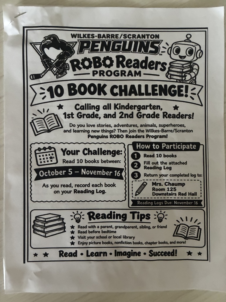 Robo reader book flyer