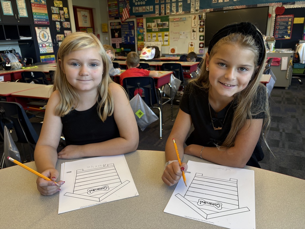 A student writing