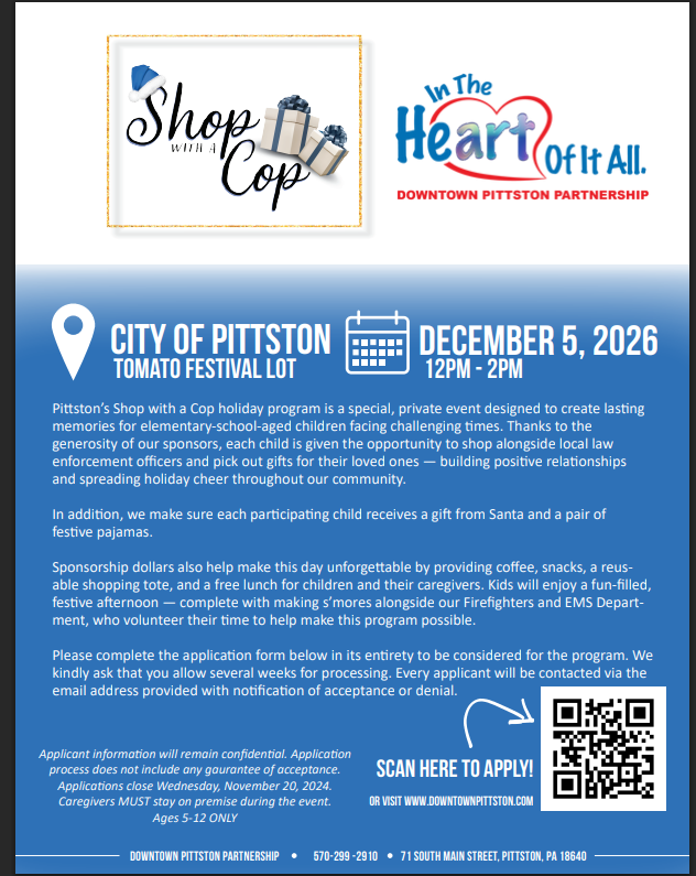 Shop with a Cop Registration