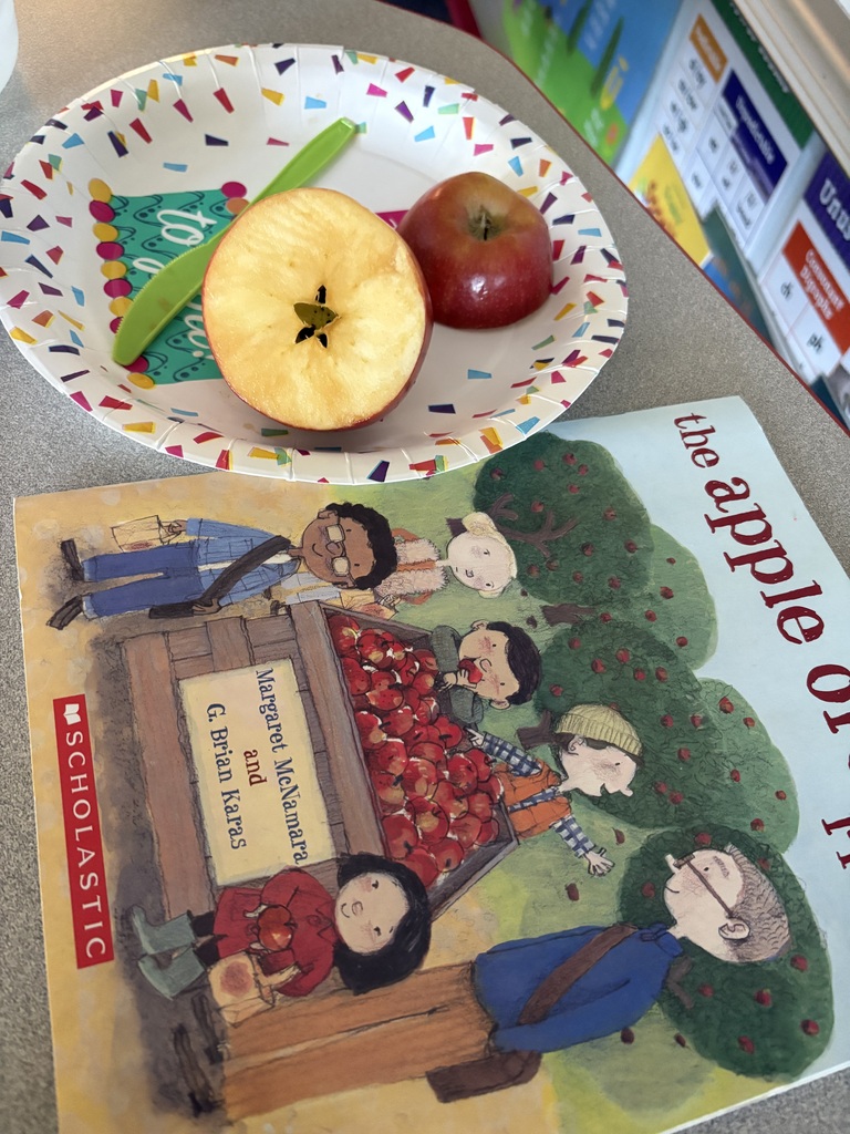 Kids doing apple activities