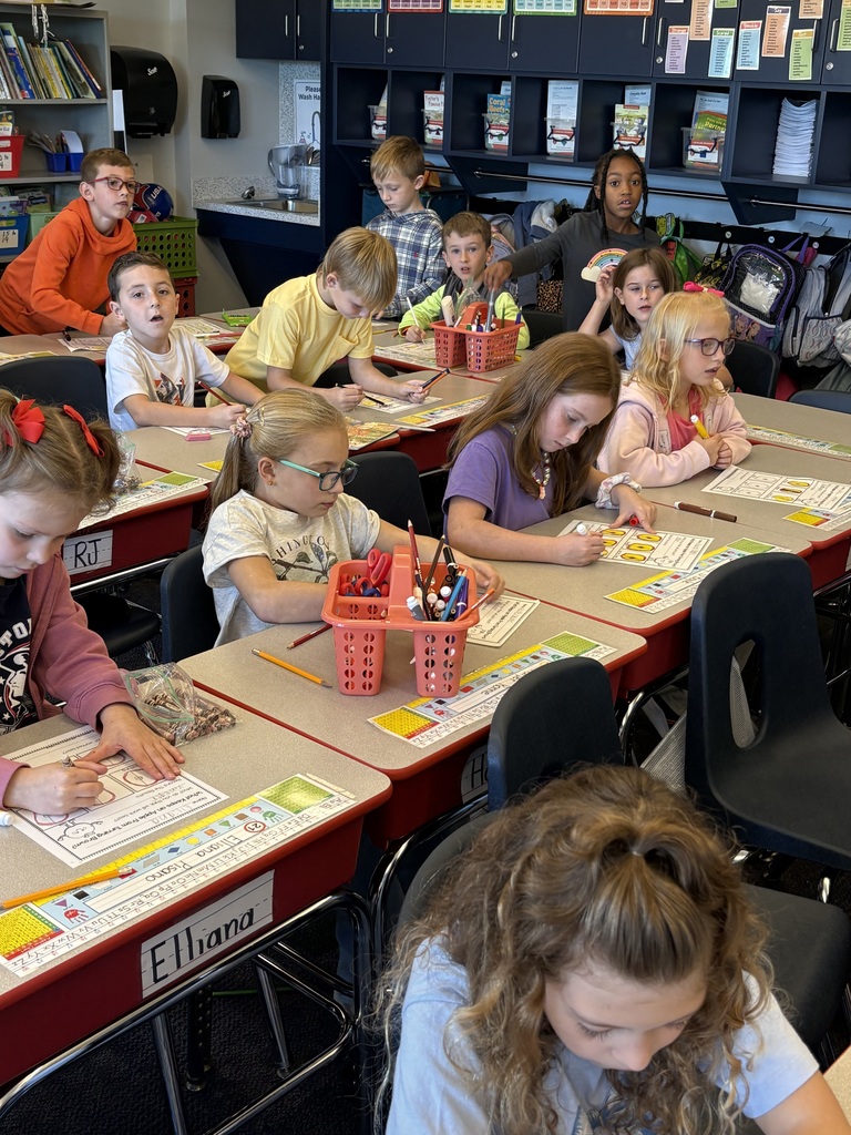 Kids doing apple activities