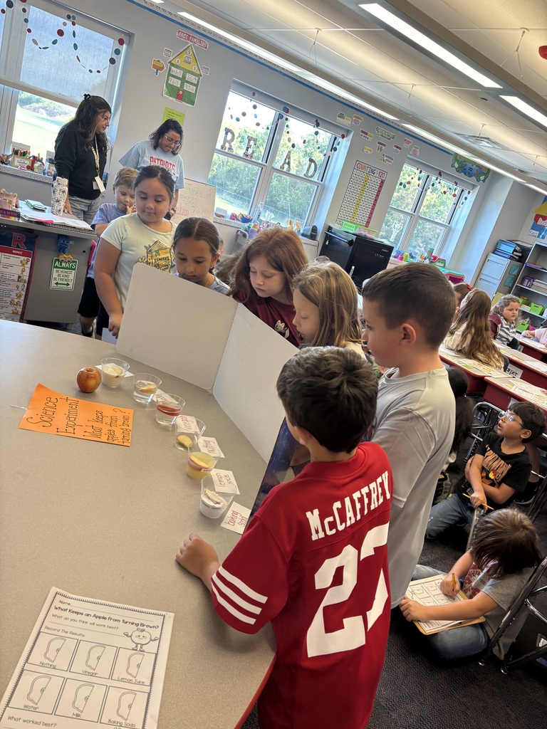 Kids doing apple activities