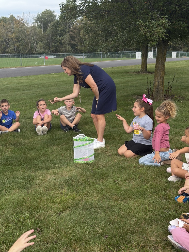 Mrs. Antal’s class butterfly study with butterfly release.