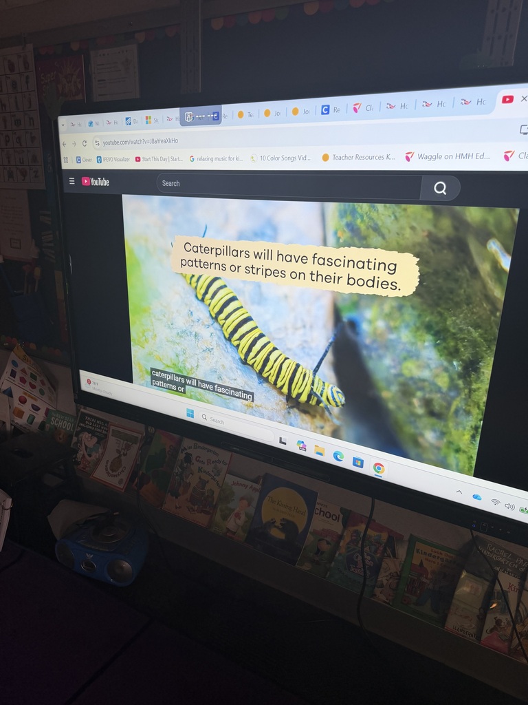 Mrs. Antal’s class butterfly study with butterfly release.