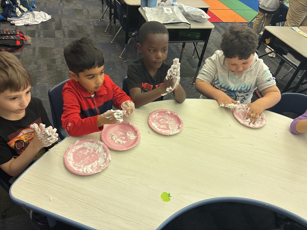 Students in learning centers