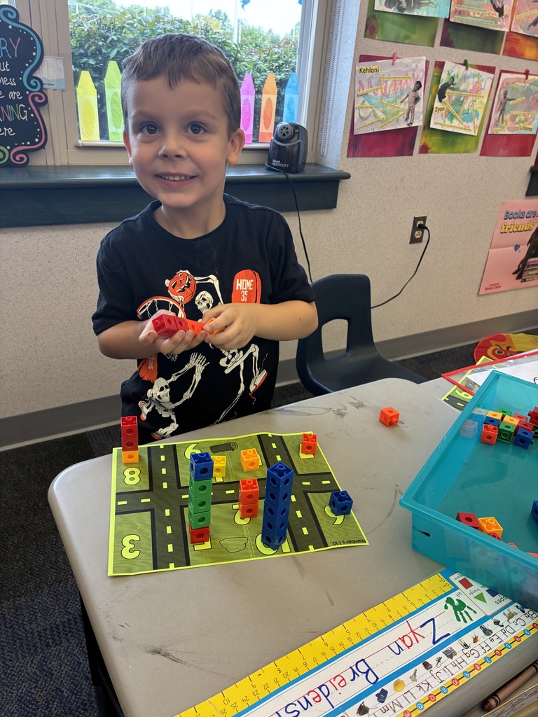 Students in learning centers