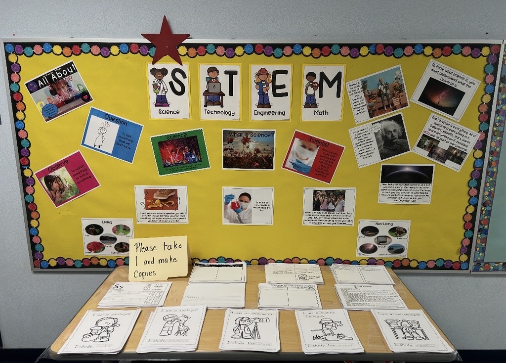Stem bulletin board display