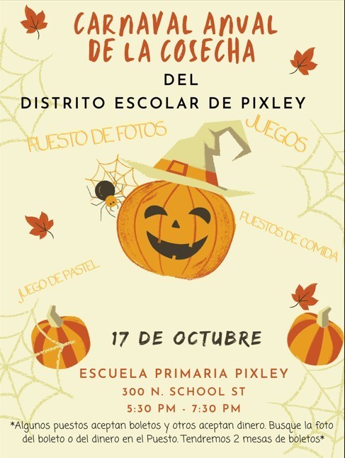 Harvest Carnival Spanish