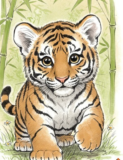 bitty bengal tiger