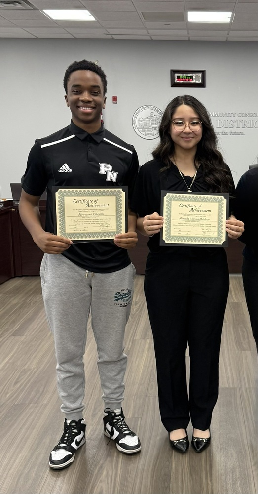 Mowosimi Kolawole (left) and Miranda Morena-Balderas (right)