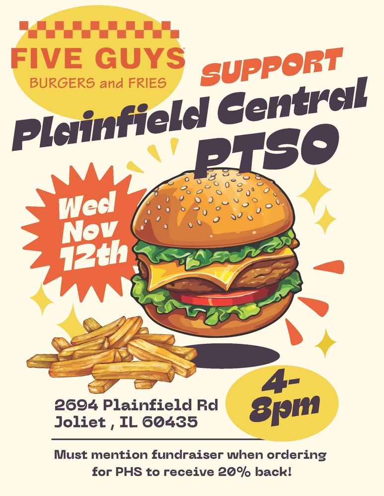 PTSO Five Guys Flyer