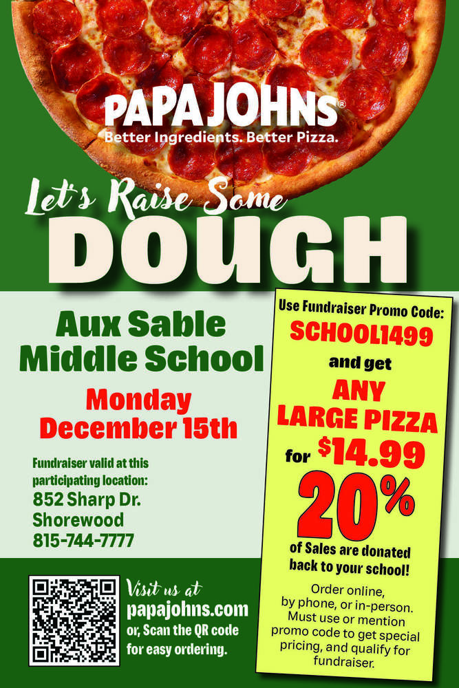 Papa Johns Fundraiser