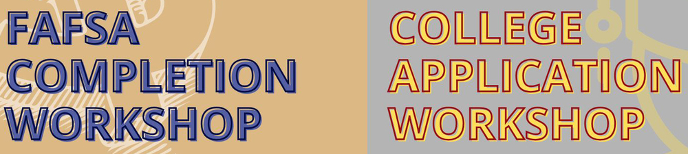 College Application Workshop flyer