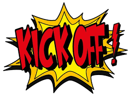 Cartoon words: Kick Off