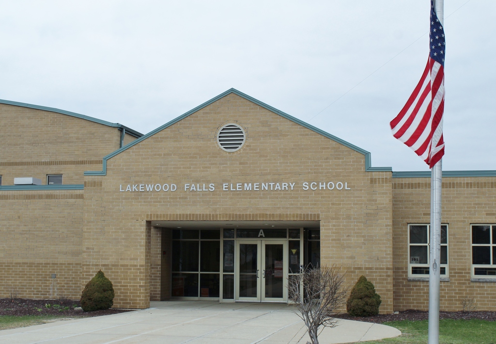 lakewood falls elementary school flag half staff