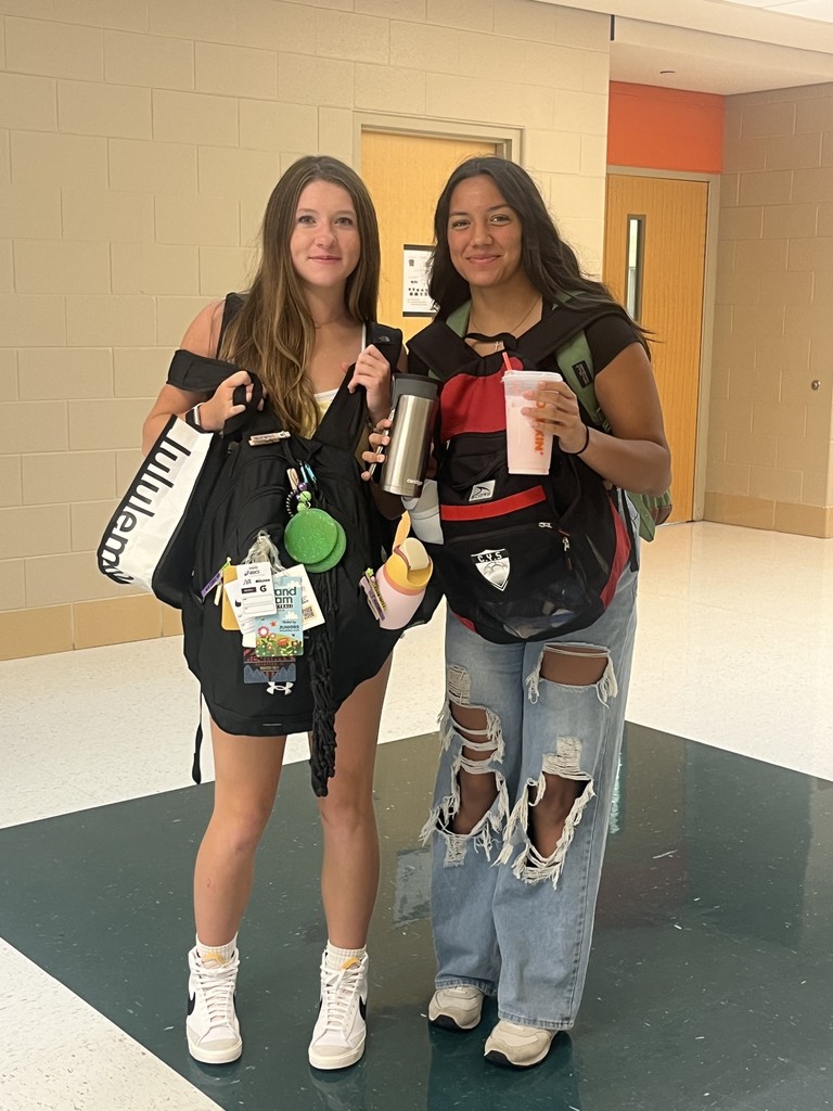 students in hallway