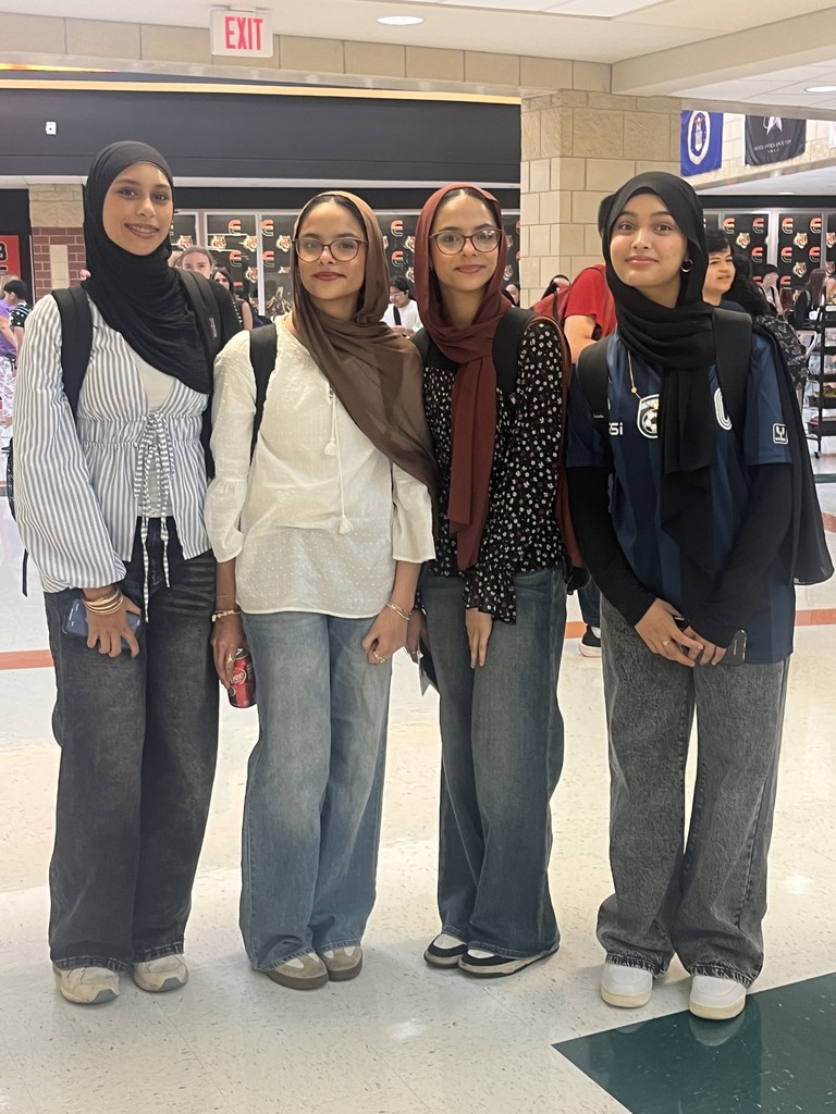 students in hallway