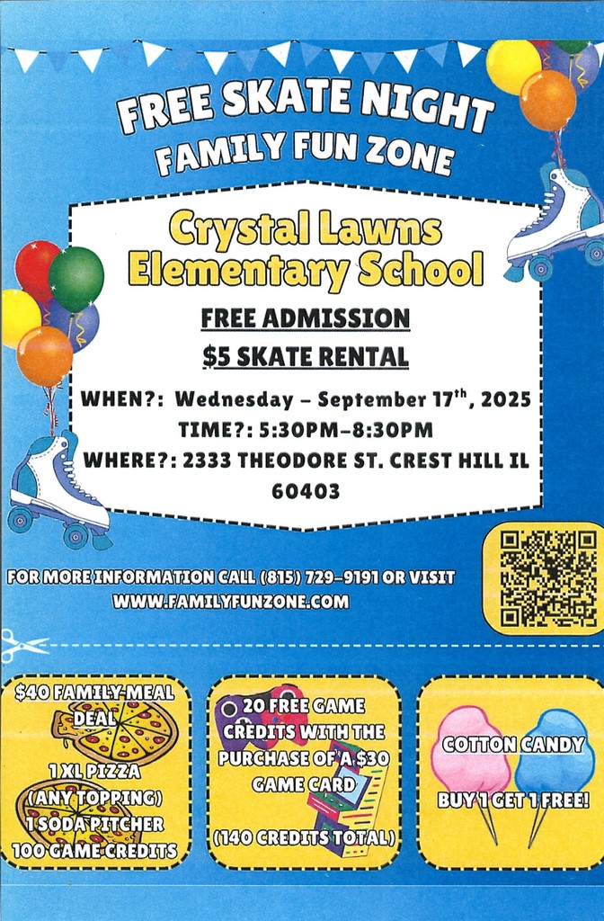 Crystal Lawns PTA Free Skate Night