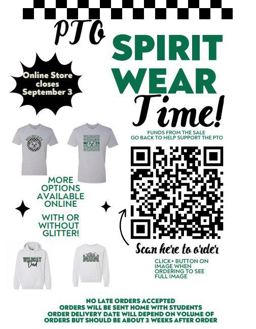 PTO Spirit Wear Sale - Ends 9/3