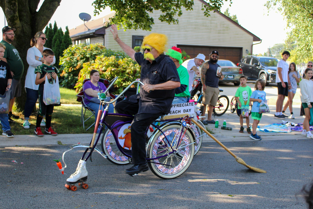 man on bike