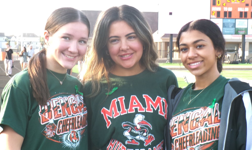 PEHS students and staff walking the track for mental health awareness
