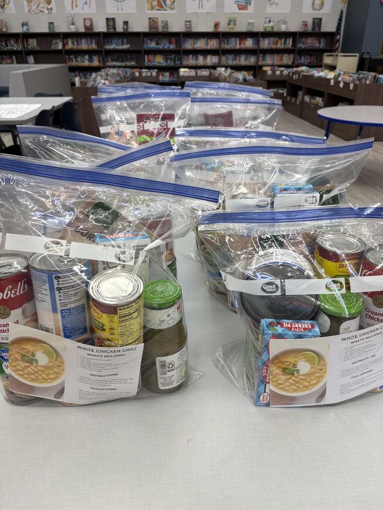 Bag with ingredients for a meal.