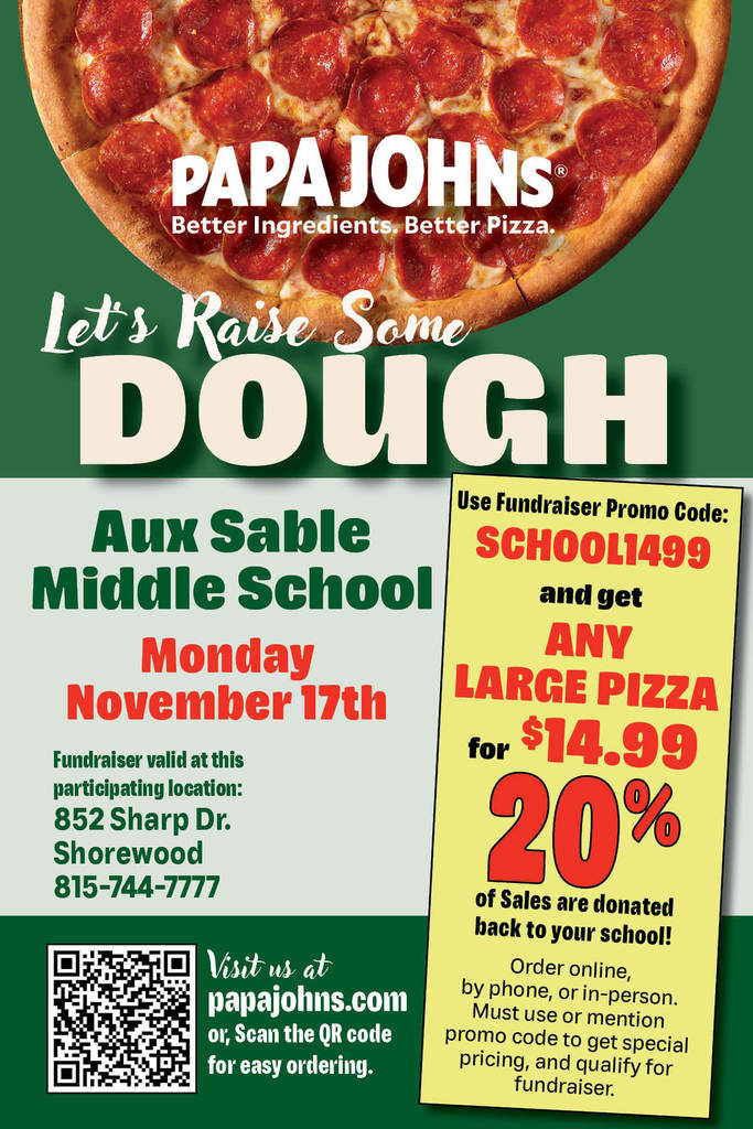 Papa Johns Fundraiser