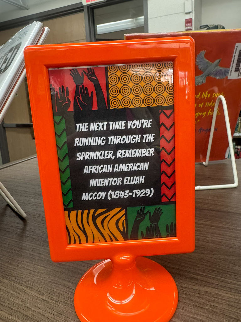 red frame post card with an african background The next time you're running through the sprinkler, remember African American inventor Elijah McCoy (1843-1929) 