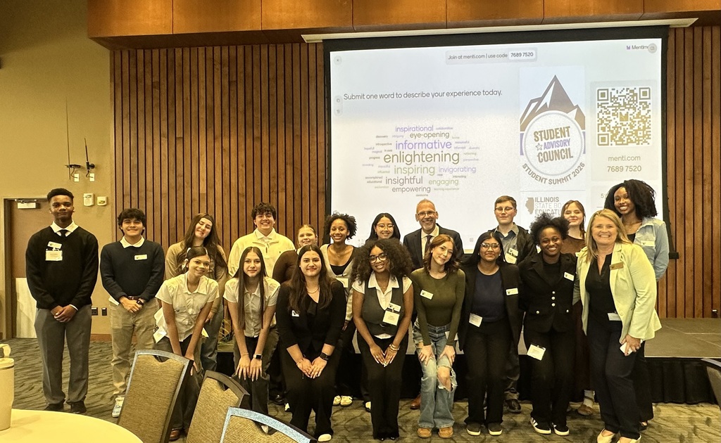 District 202 high school students at conference  in Springfield 