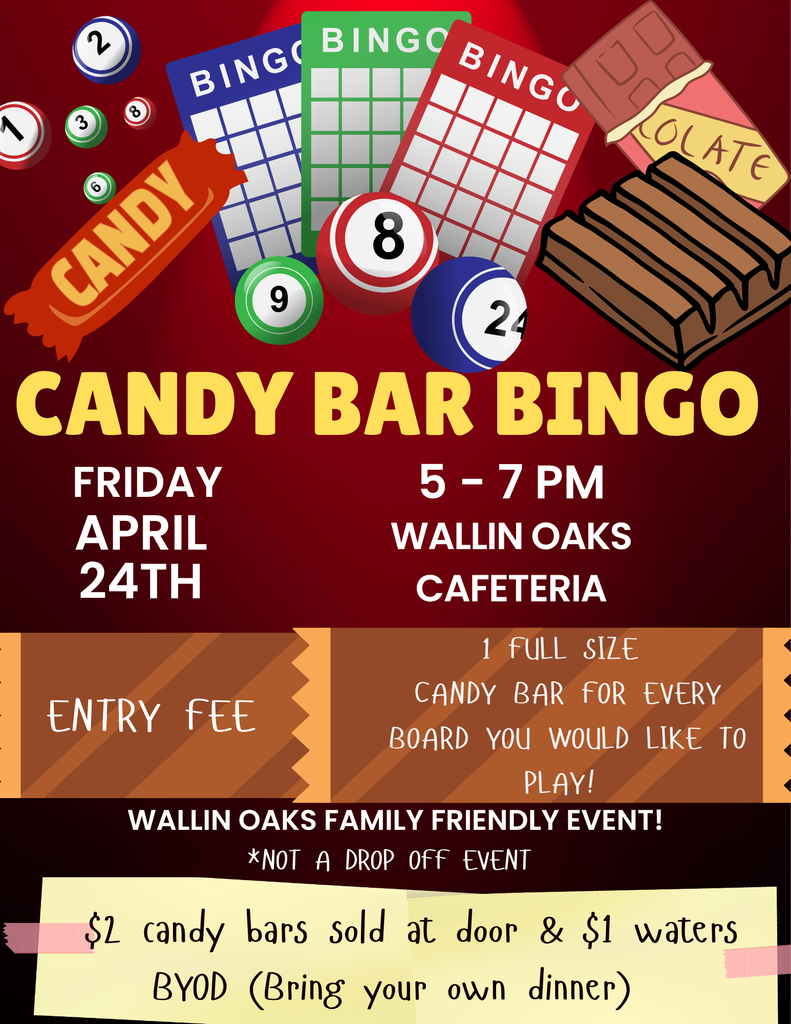 candy bar bingo
