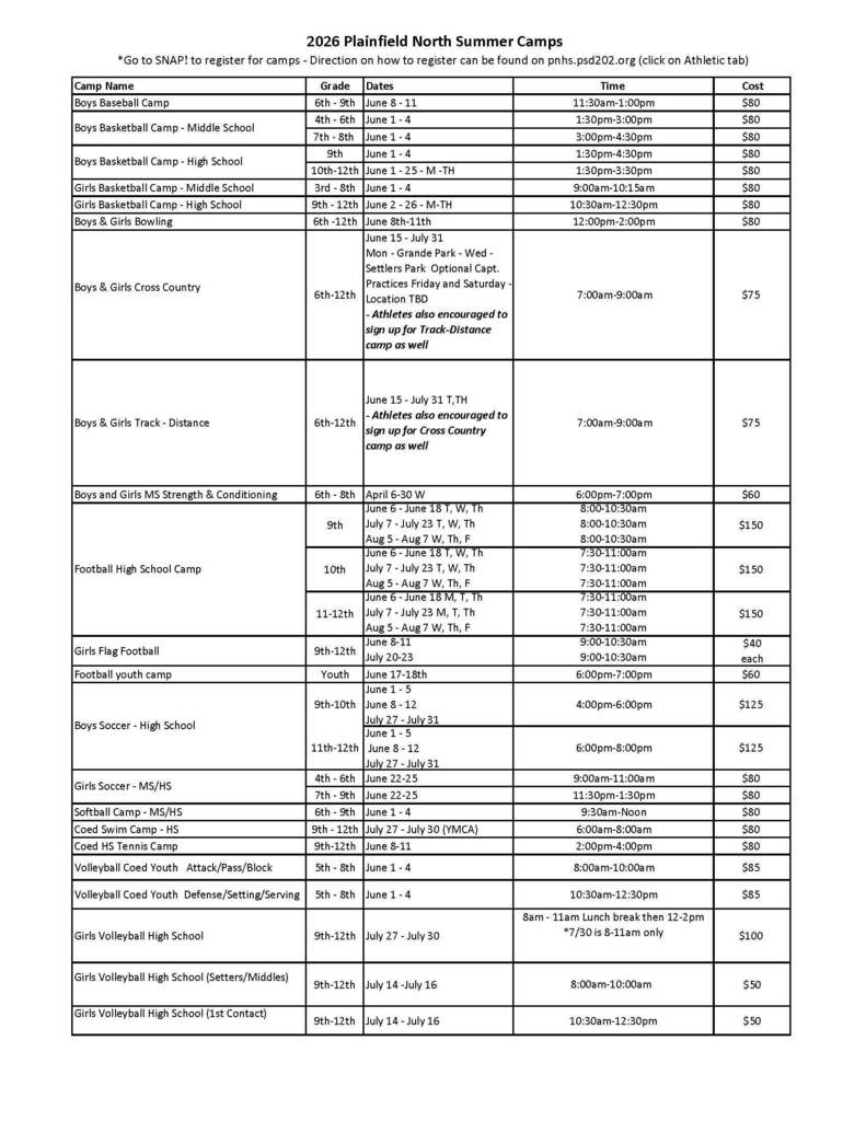 PNHS summer camp flyer 1