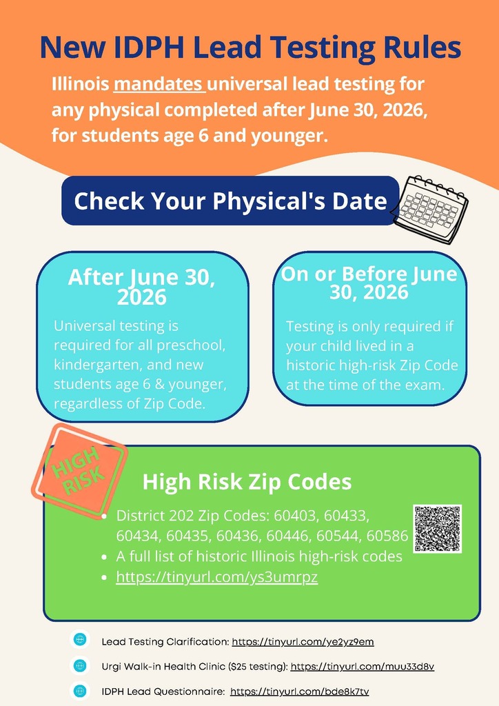 idph lead testing rules flyer