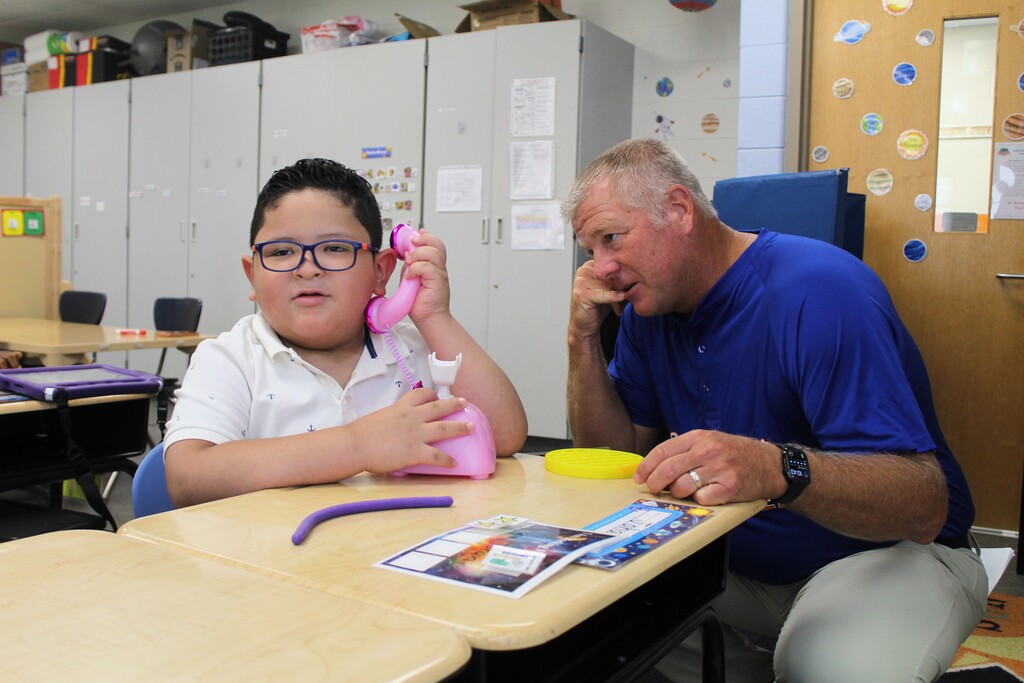 Principal and student