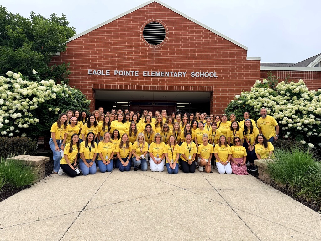 Eagle Pointe staff outside