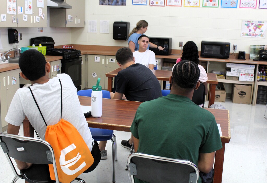 students in classroom