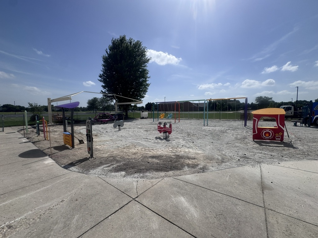 new playground gravel floor
