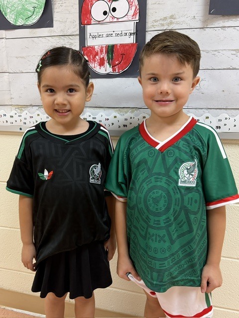 Students celebrating Mexican Independence Day